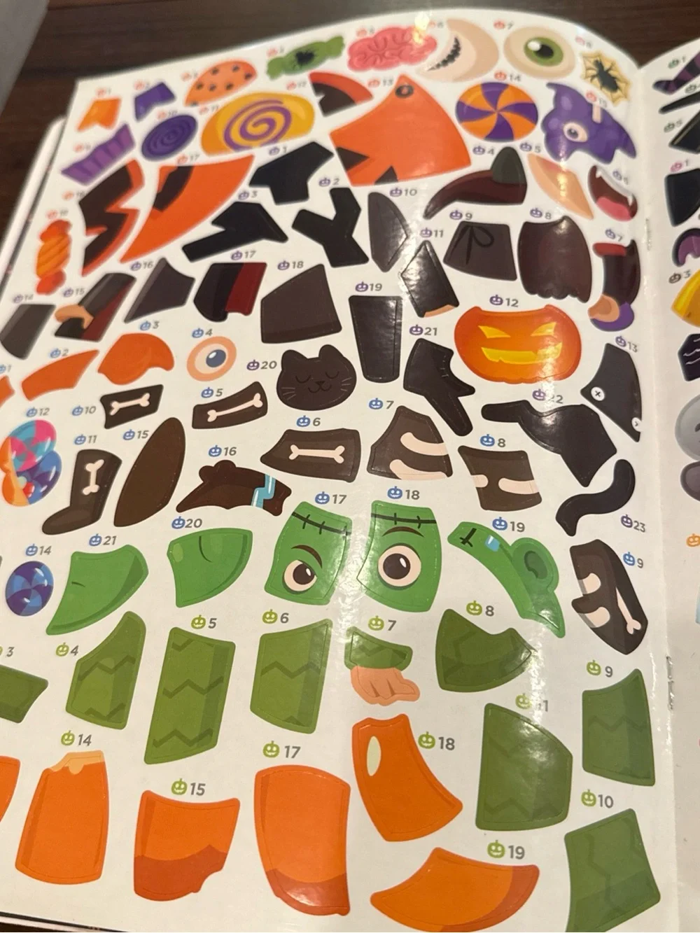 Trick or Treat Halloween Sticker by Number Activity Book Over 150 Stickers! NEW